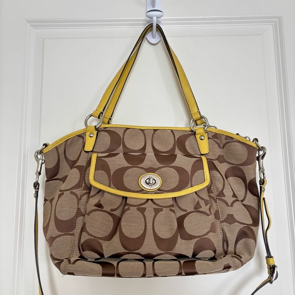Excellent Coach 2 way Y2K Tote Bag - Picture 1 of 9